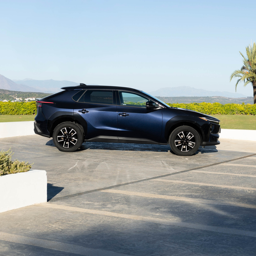 2026 Toyota bZ4X FWD Deep Blue Side View
