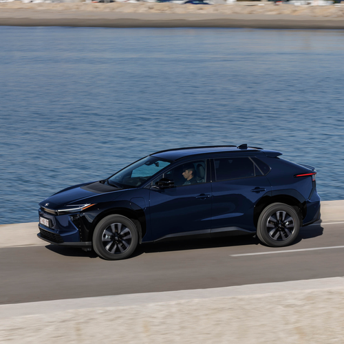 2026 Toyota bZ4X FWD Deep Blue Side View