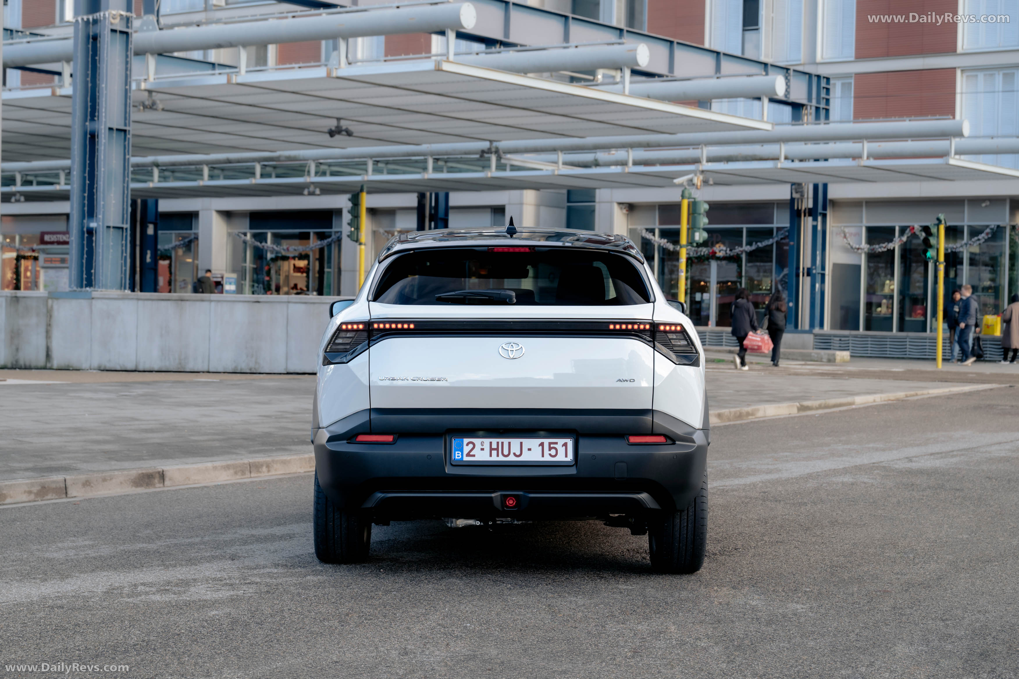 2026 Toyota Urban Cruiser AWD Lunar White Rear View
