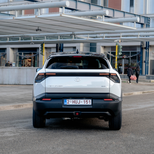 2026 Toyota Urban Cruiser AWD Lunar White Rear View