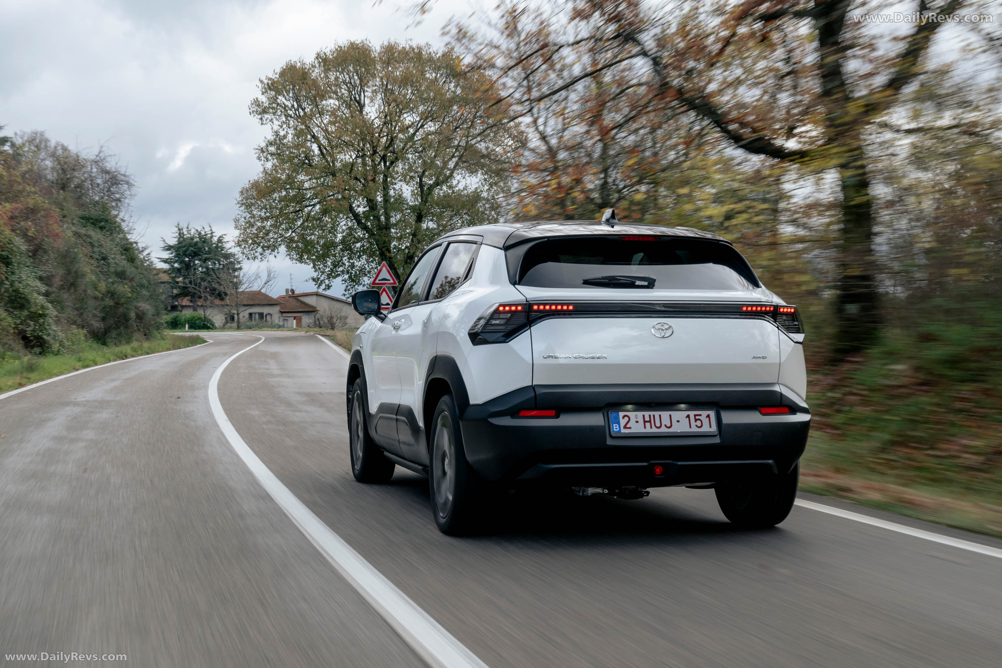 2026 Toyota Urban Cruiser AWD Lunar White Rear View