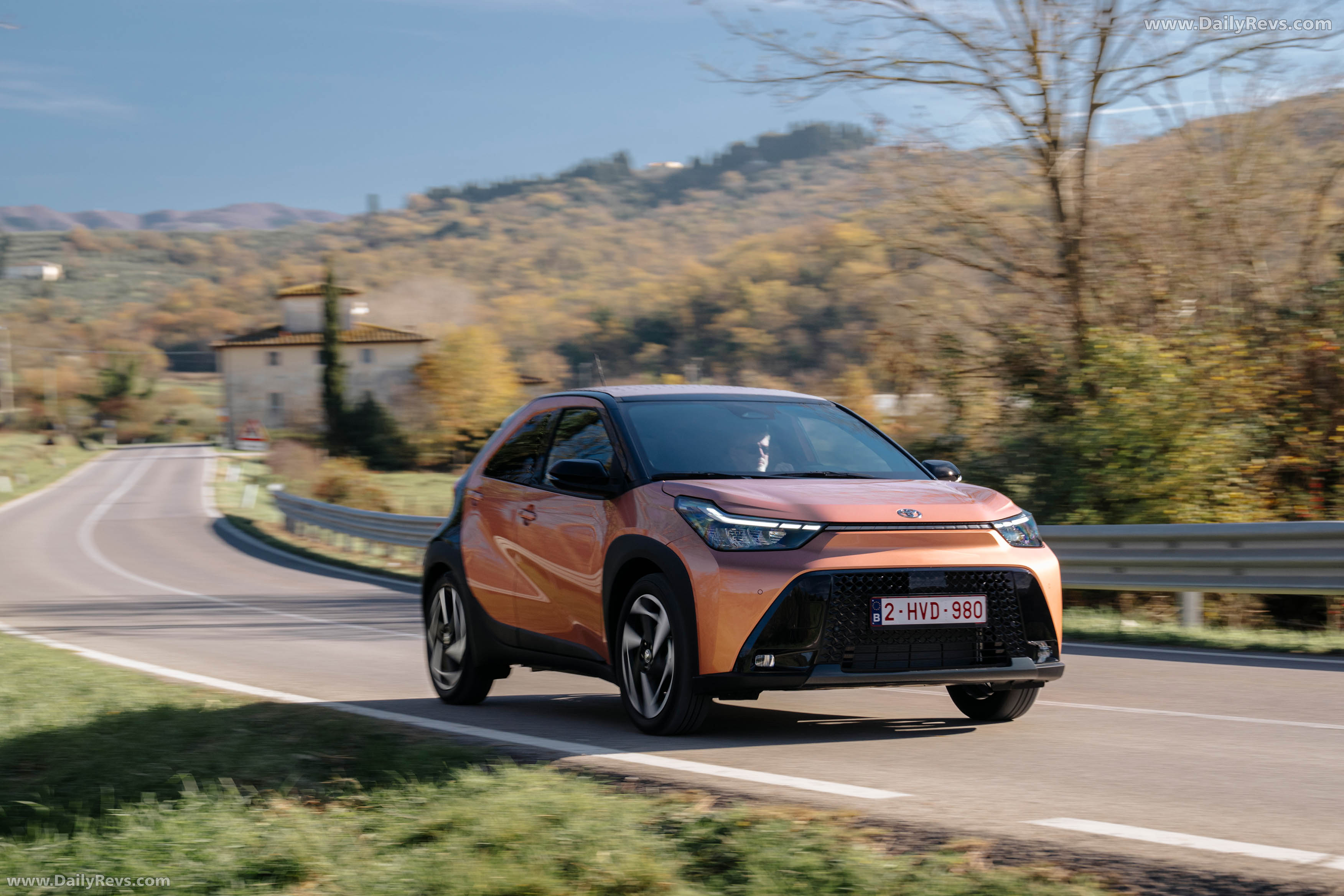2026 Toyota Aygo X High Grade Cinnamon Front View