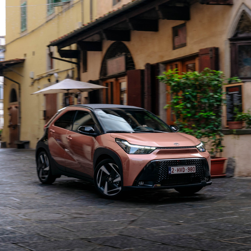 2026 Toyota Aygo X High Grade Cinnamon Front View