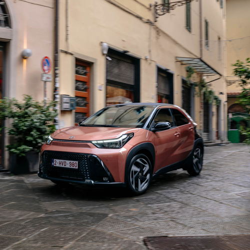 2026 Toyota Aygo X High Grade Cinnamon Front View