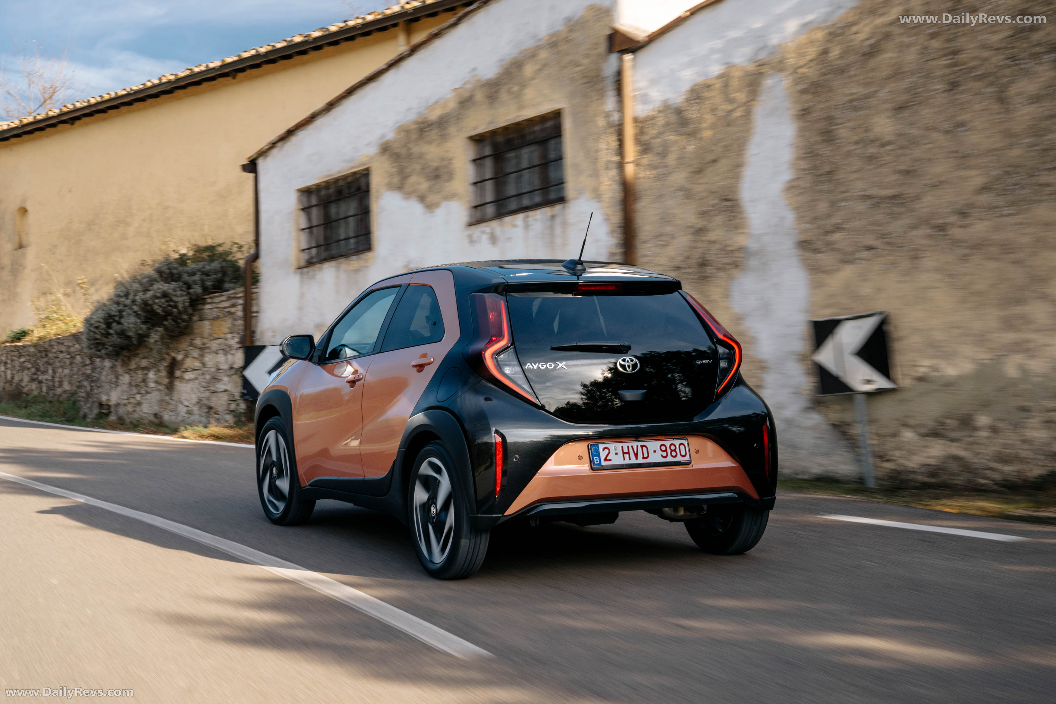 2026 Toyota Aygo X High Grade Cinnamon Rear View