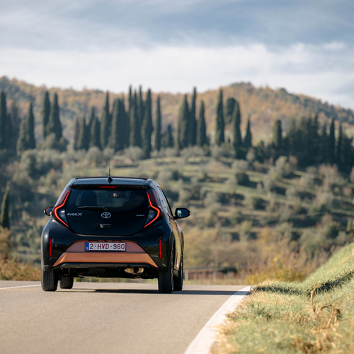 2026 Toyota Aygo X High Grade Cinnamon Rear View