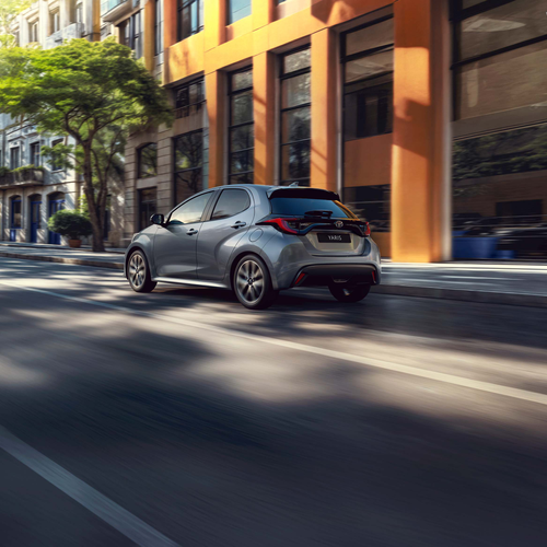 2025 Toyota Yaris Mid Plus Rear View