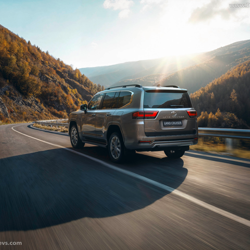 2026 Toyota Land Cruiser 300 Hybrid Rear View