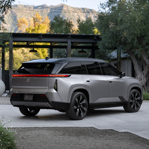 2027 Toyota Highlander BEV Rear View