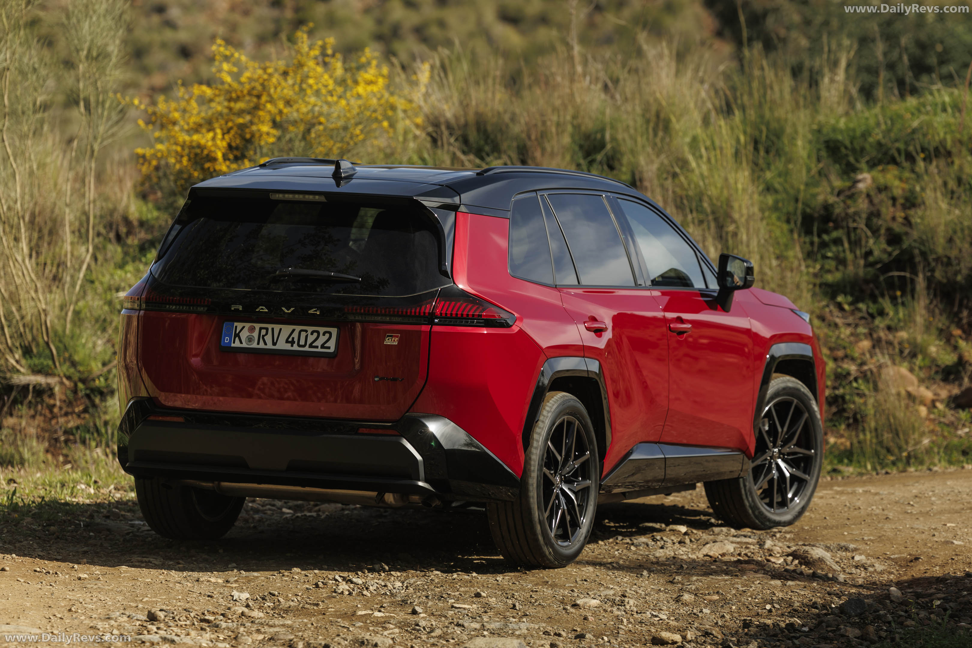 2026 Toyota RAV4 GR Sport European Version Rear View