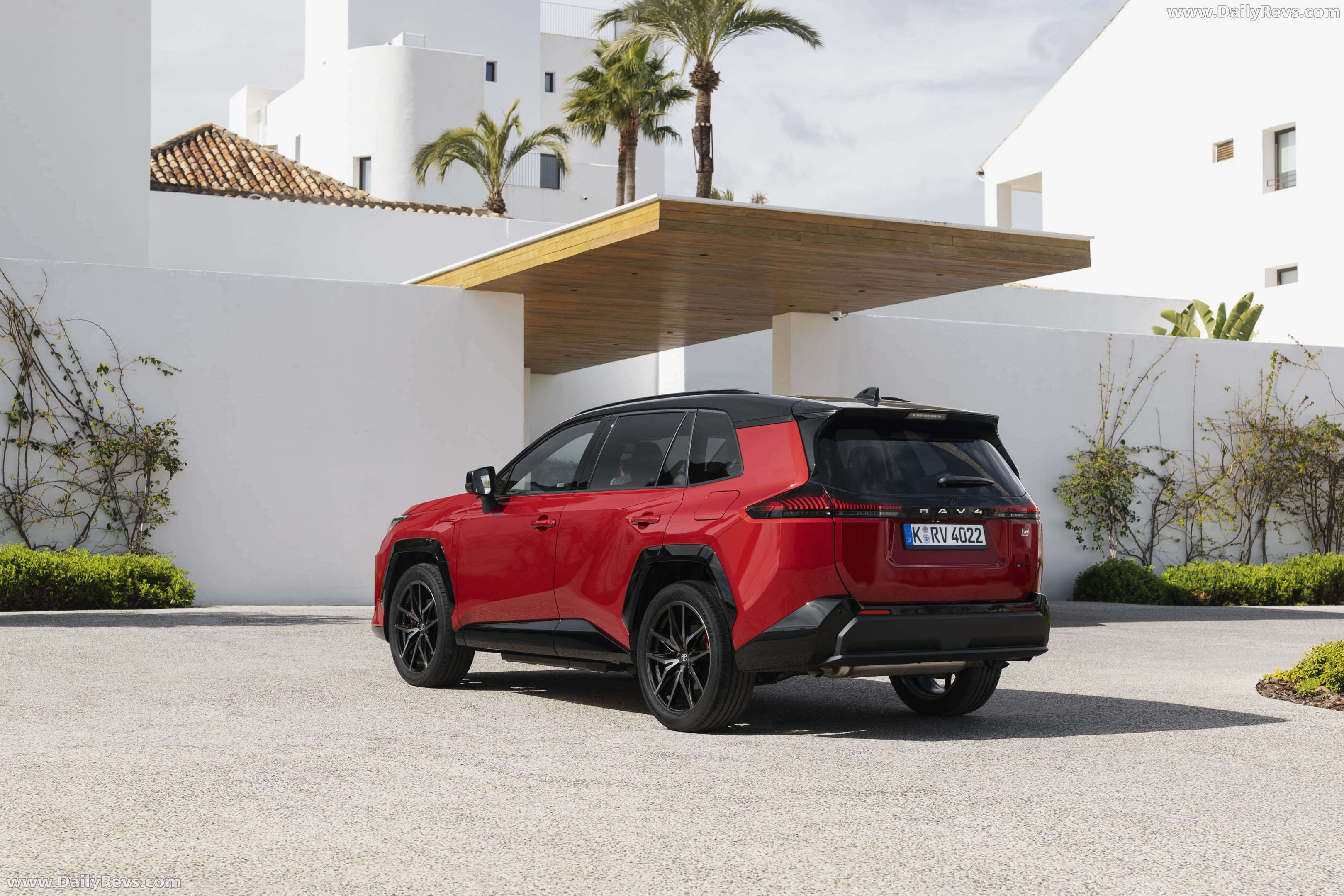 2026 Toyota RAV4 GR Sport European Version Rear View