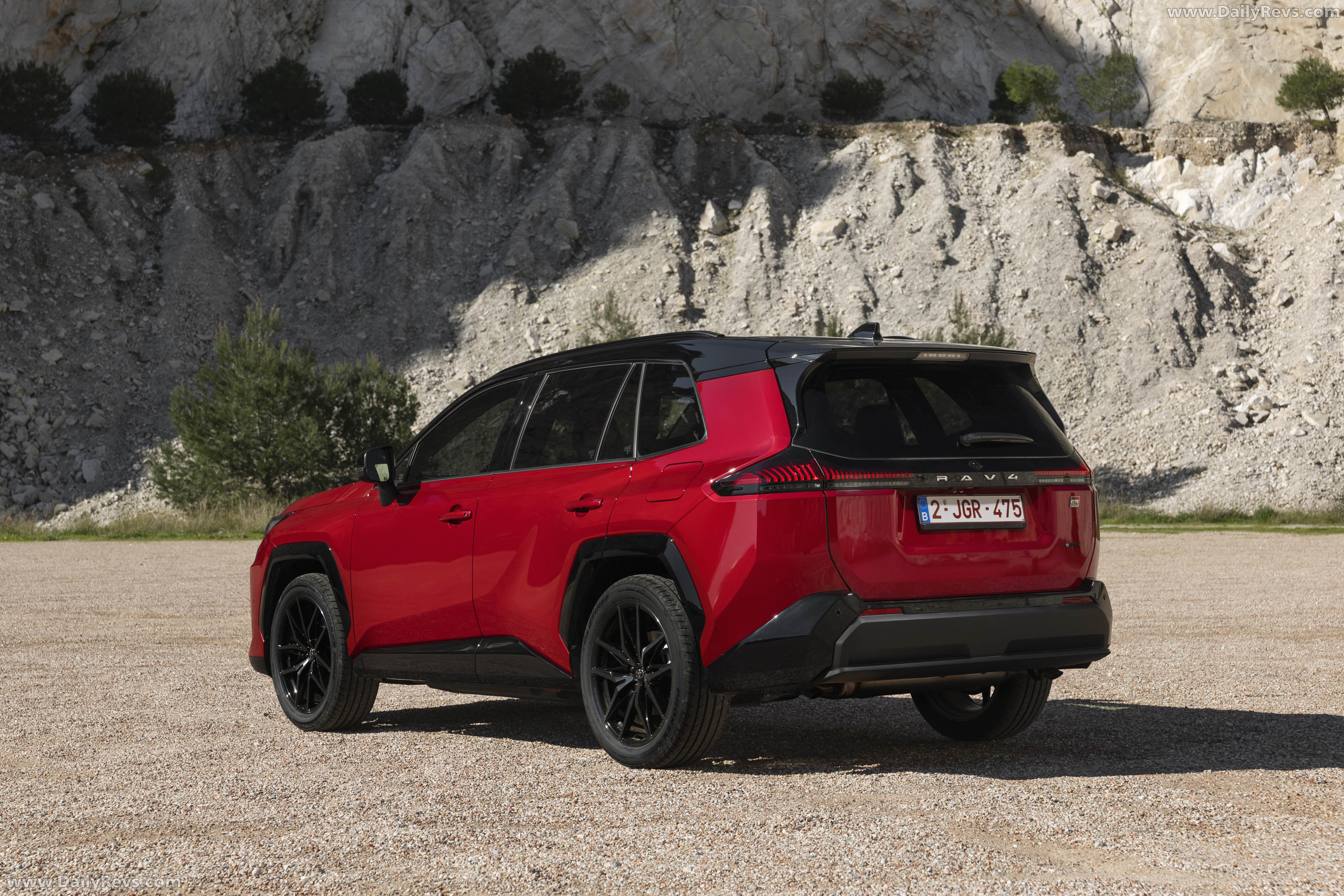 2026 Toyota RAV4 GR Sport European Version Rear View