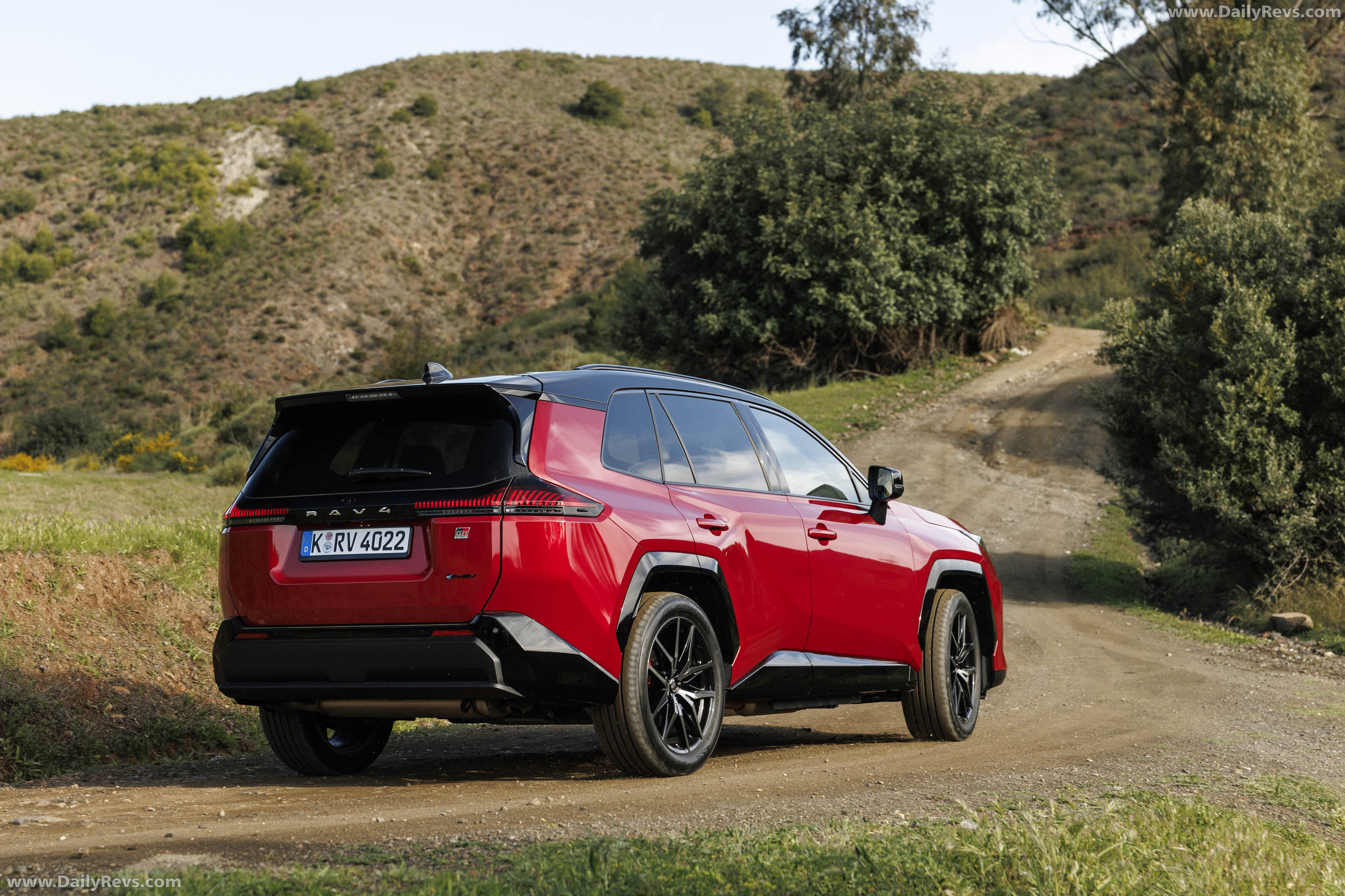 2026 Toyota RAV4 GR Sport European Version Rear View