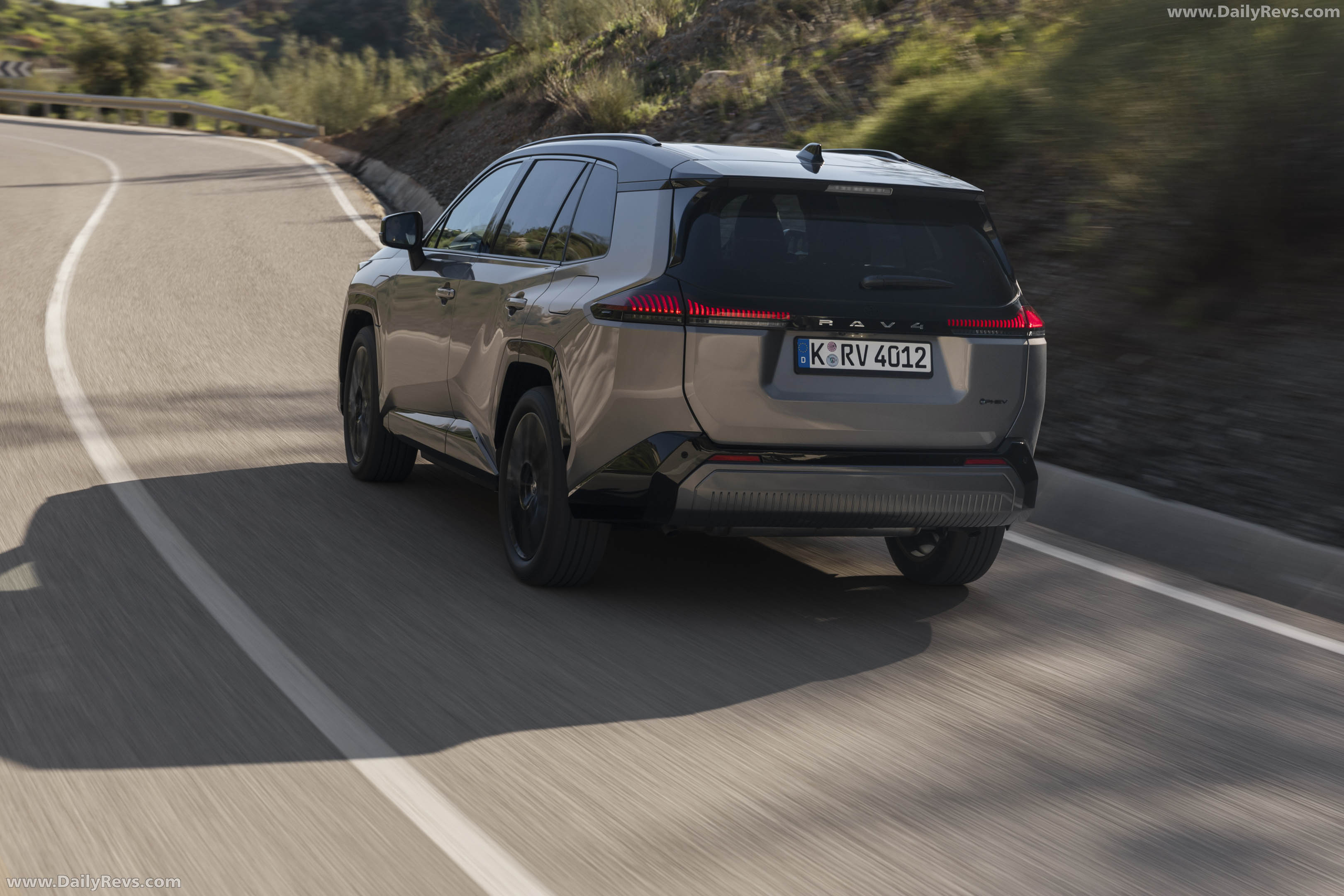 2026 Toyota RAV4 PHEV European Version Rear View