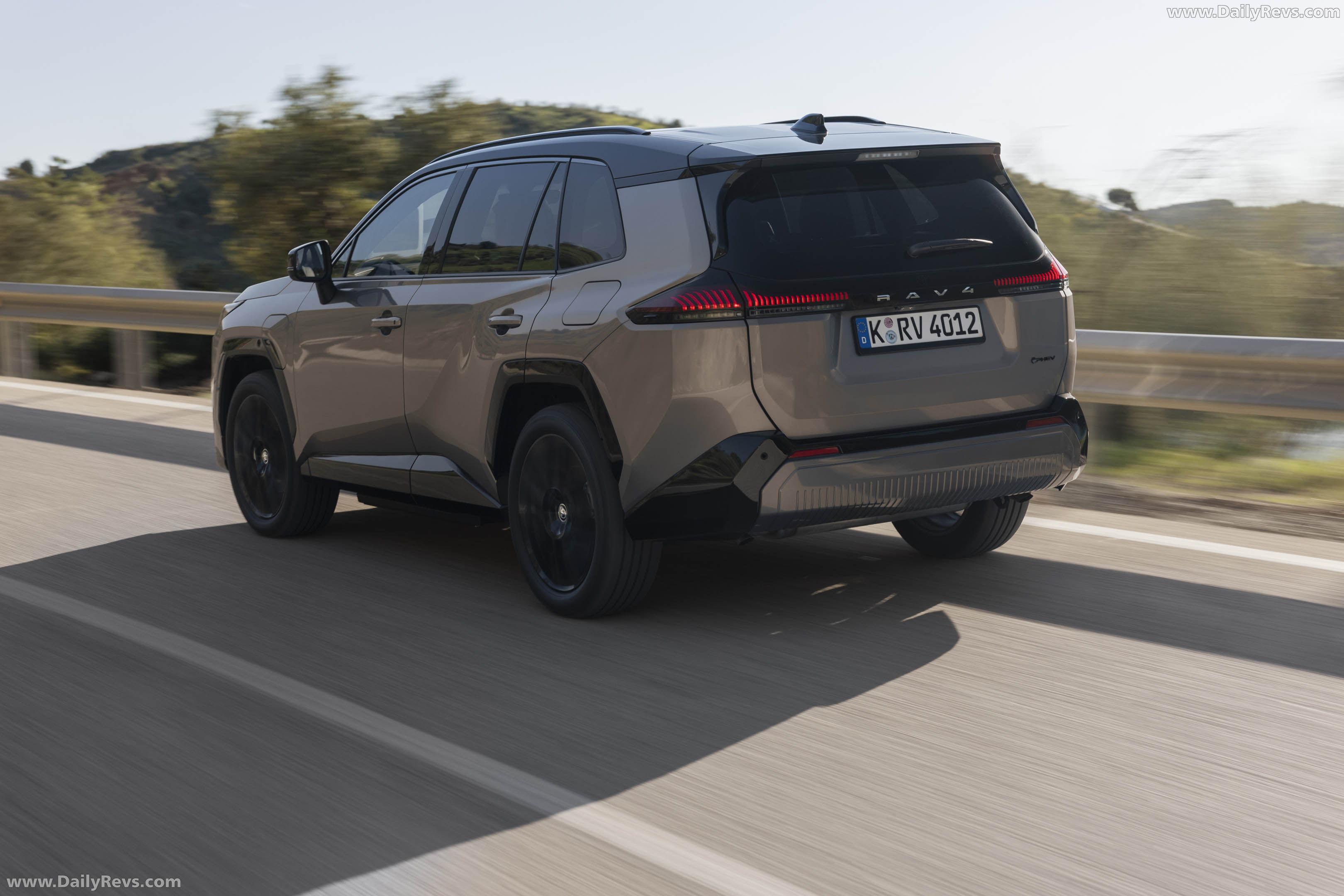 2026 Toyota RAV4 PHEV European Version Rear View