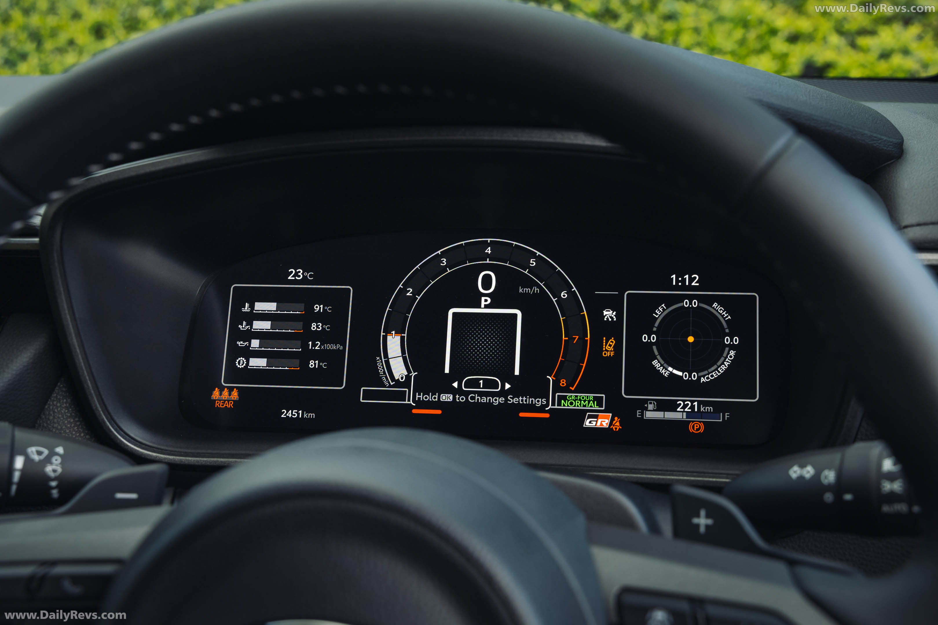 2026 Toyota GR Corolla 8AT Interior