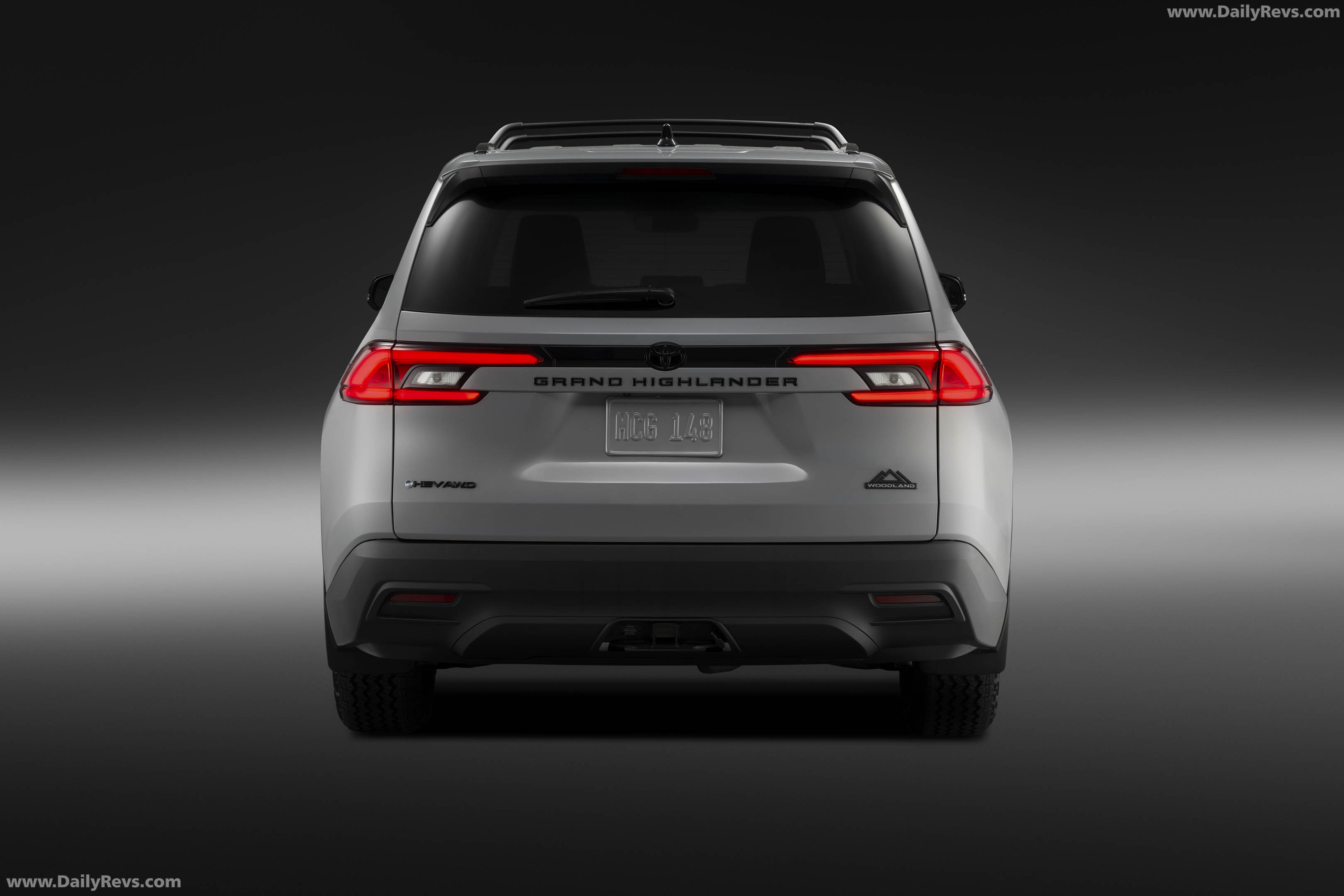 2027 Toyota Grand Highlander Woodland Rear View