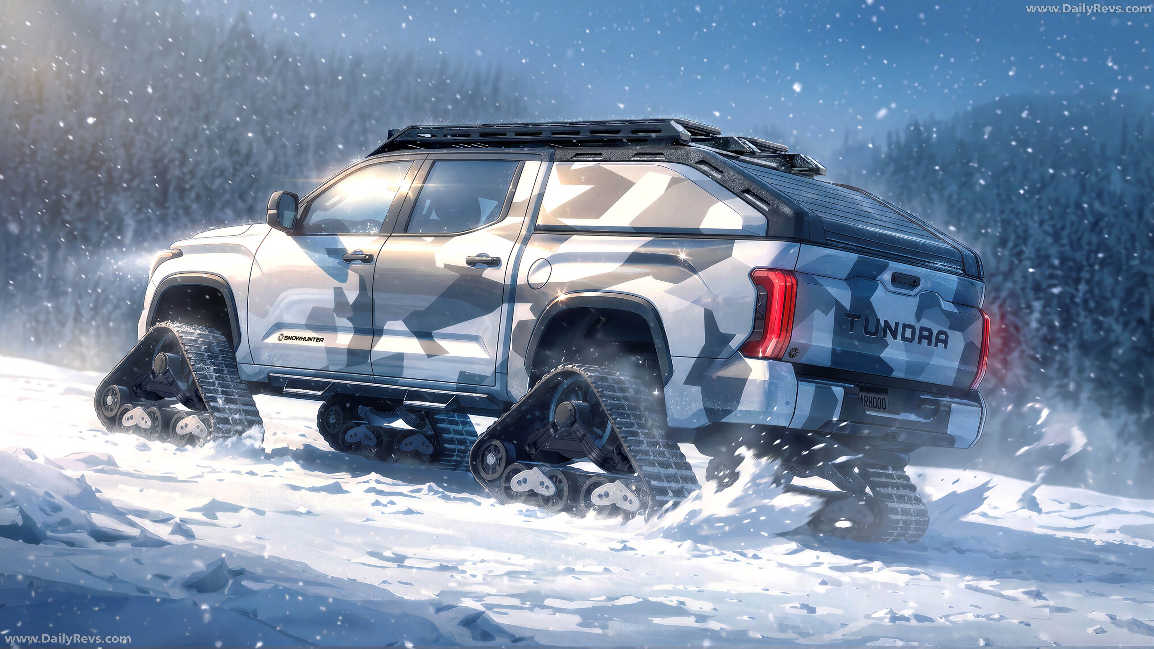 2026 Toyota Tundra Snowhunter Concept Rear View