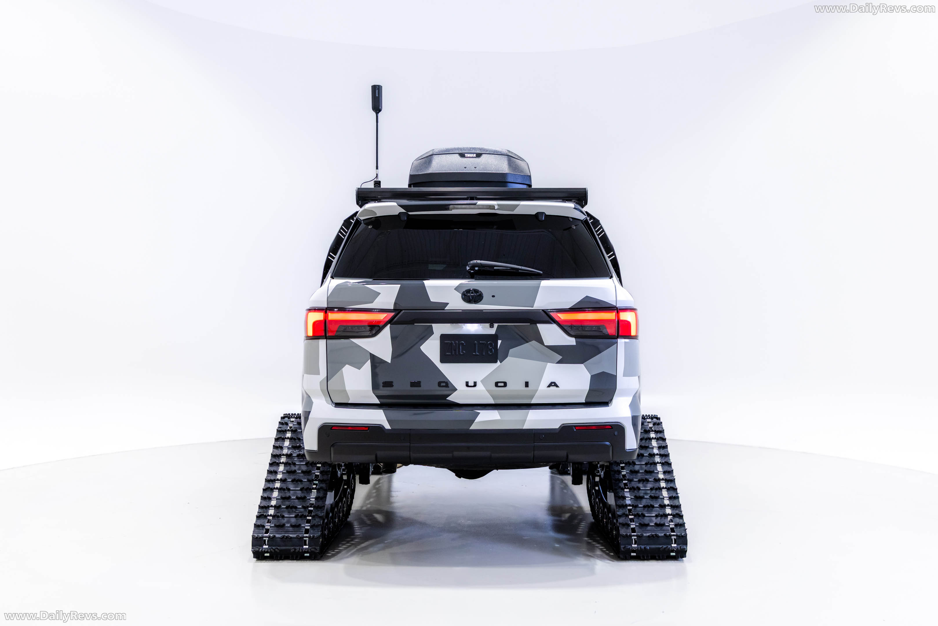 2026 Toyota Sequoia Snowhunter Concept Rear View
