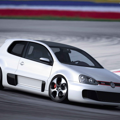 2007 Volkswagen Golf GTI W12 650 Concept Front View