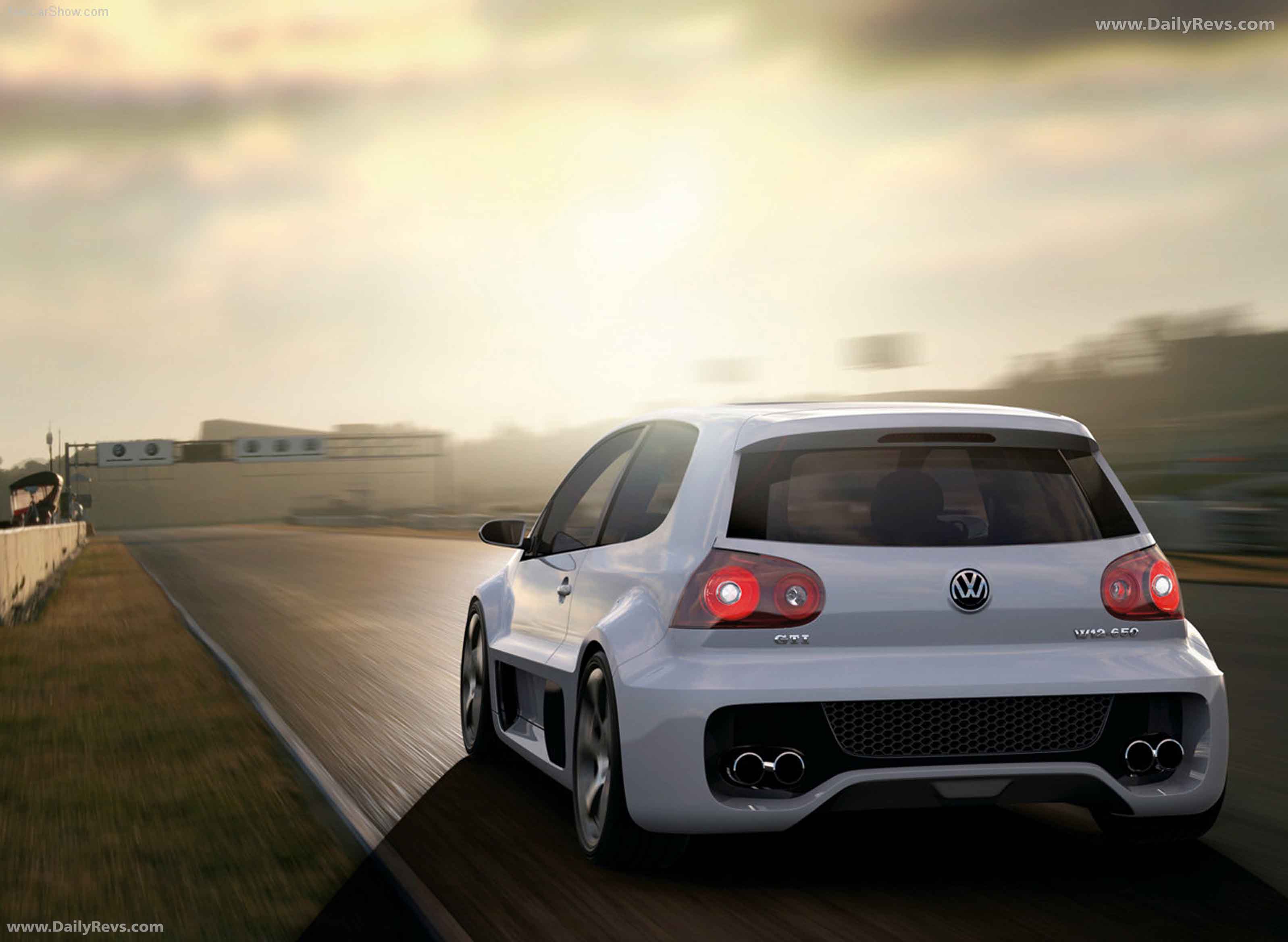 2007 Volkswagen Golf GTI W12 650 Concept Rear View