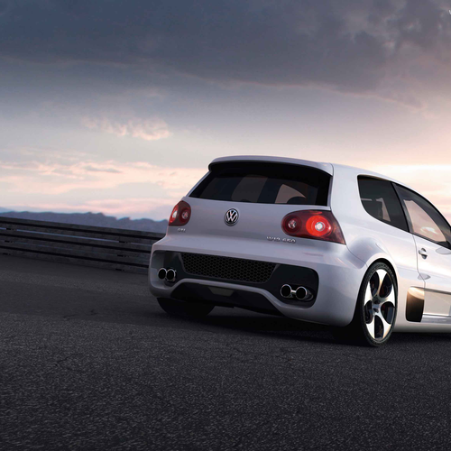 2007 Volkswagen Golf GTI W12 650 Concept Rear View