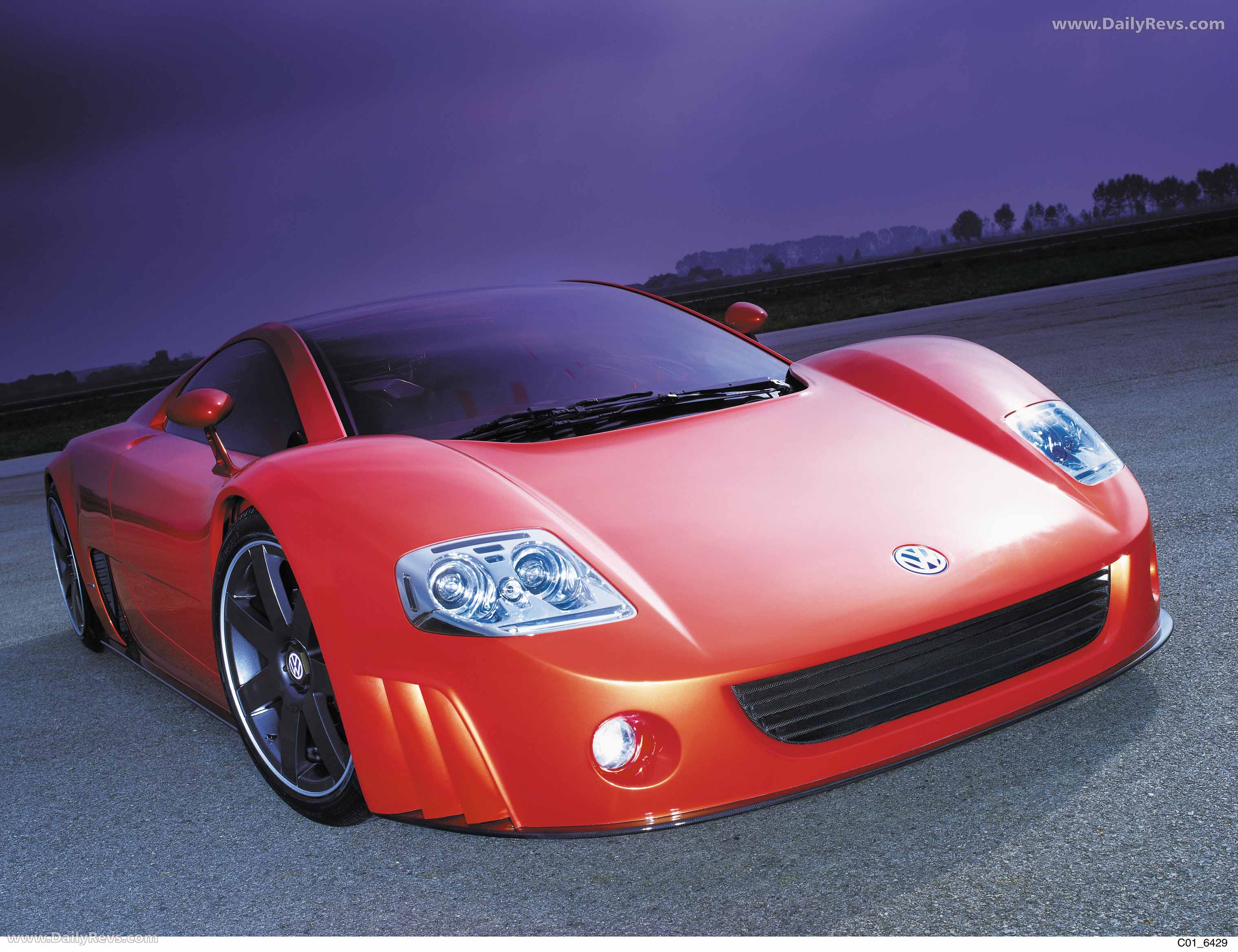 2001 Volkswagen W12 Coupe Concept Front View