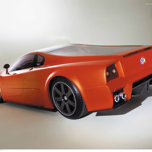 2001 Volkswagen W12 Coupe Concept Rear View