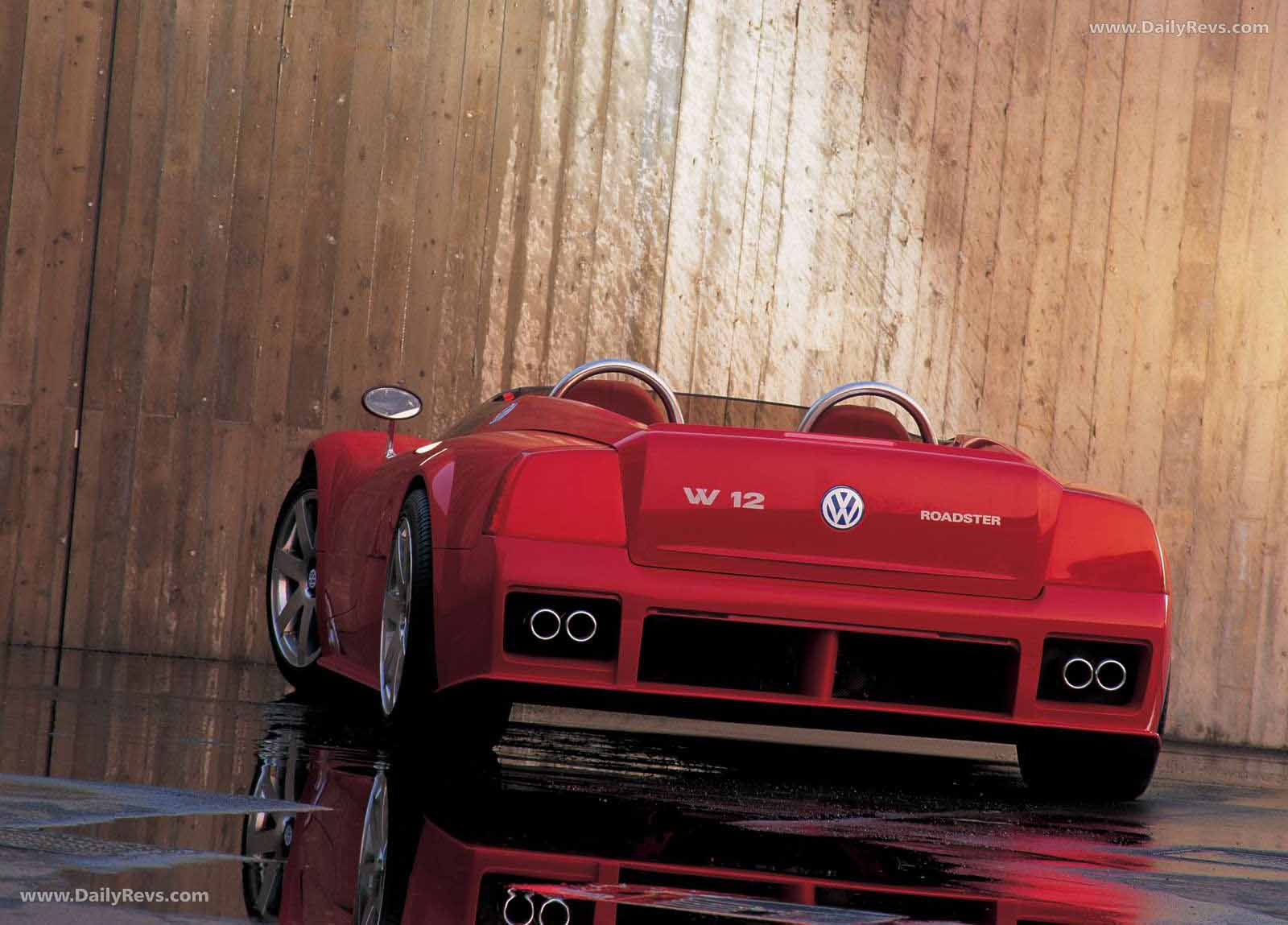 1998 Volkswagen W12 Roadster Concept Rear View