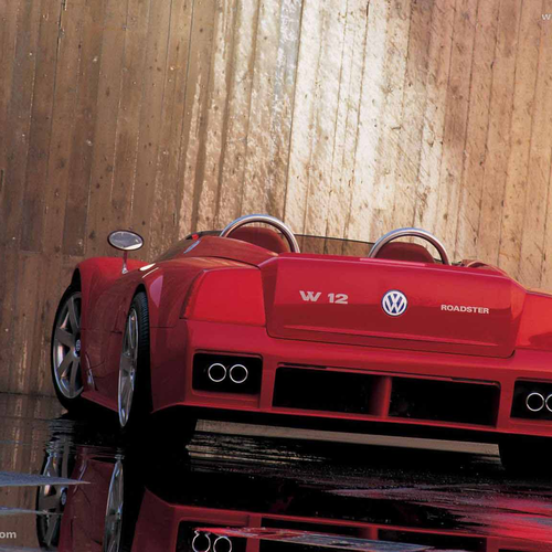 1998 Volkswagen W12 Roadster Concept Rear View