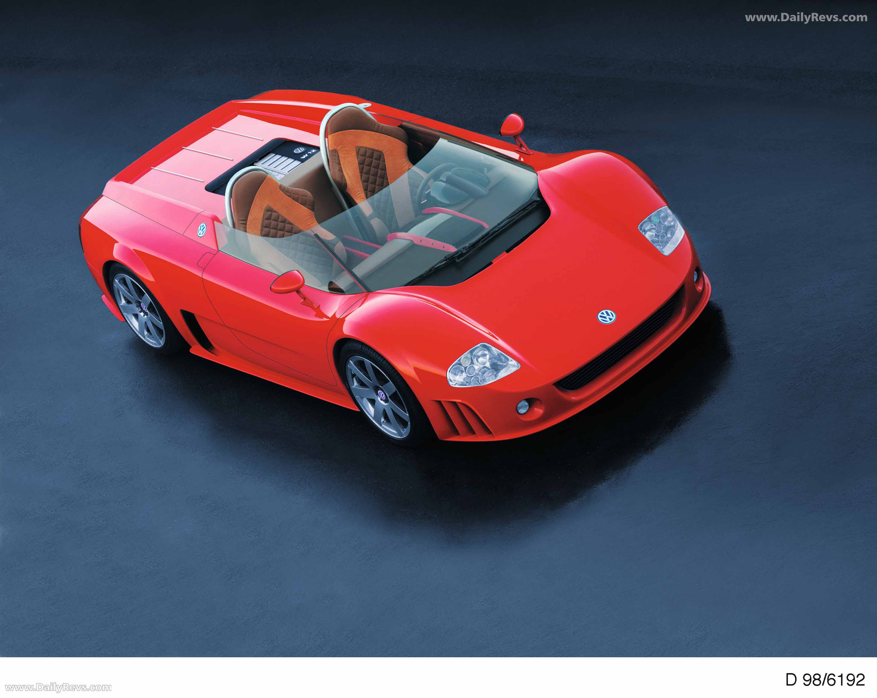 1998 Volkswagen W12 Roadster Concept Top View