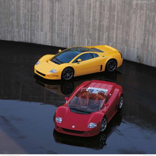 1998 Volkswagen W12 Roadster Concept Top View
