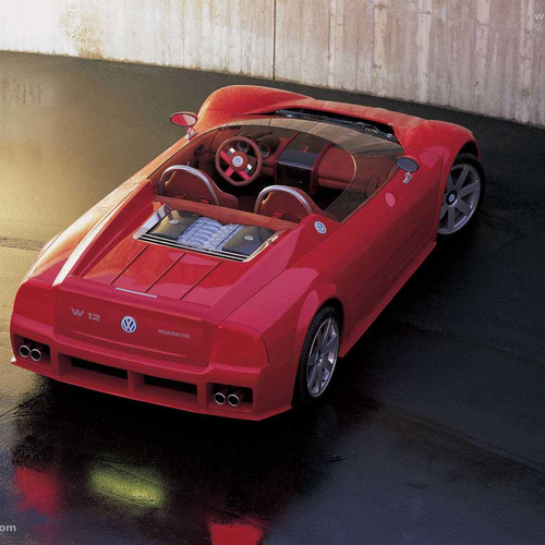 1998 Volkswagen W12 Roadster Concept Top View