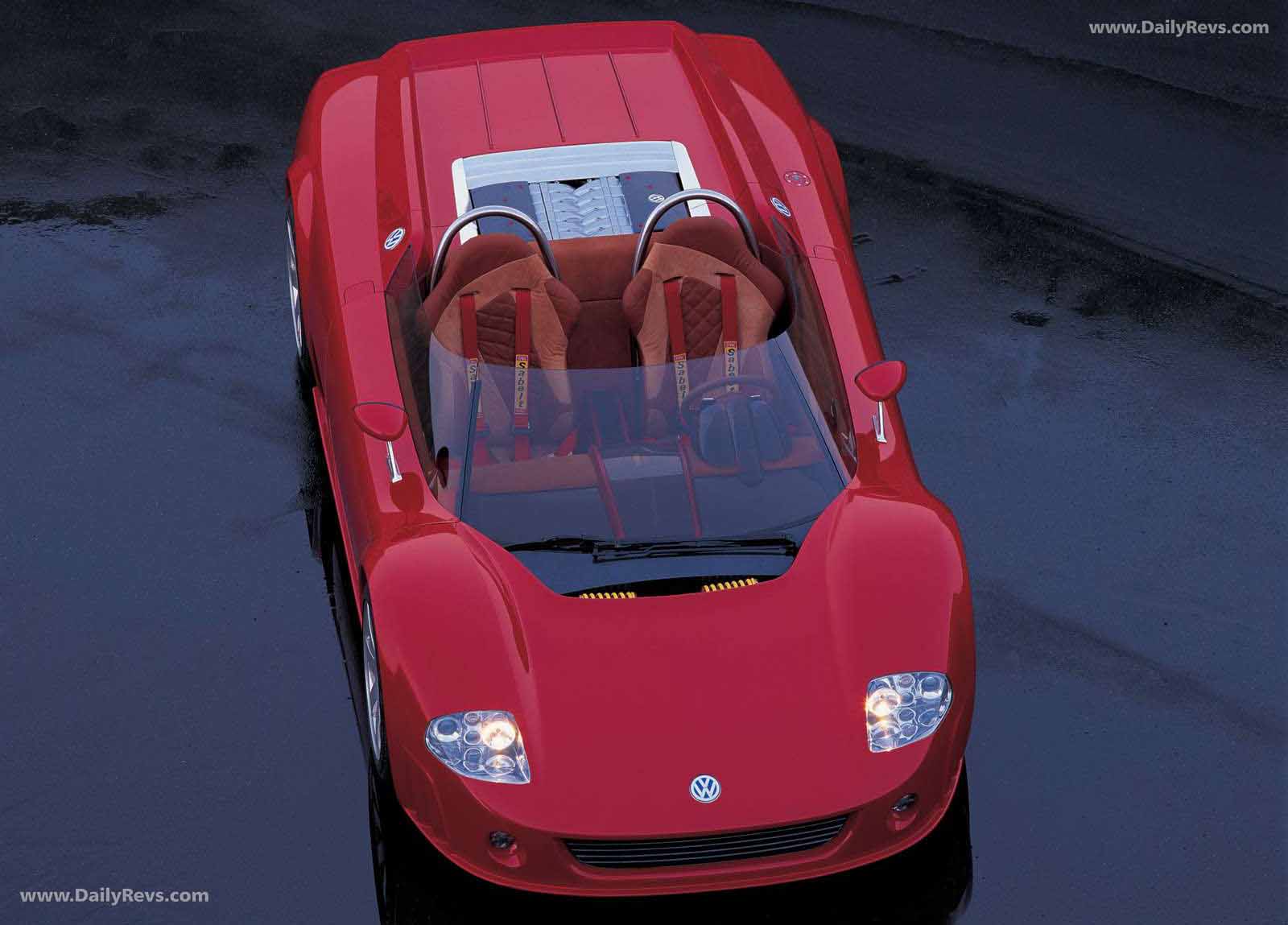 1998 Volkswagen W12 Roadster Concept Top View