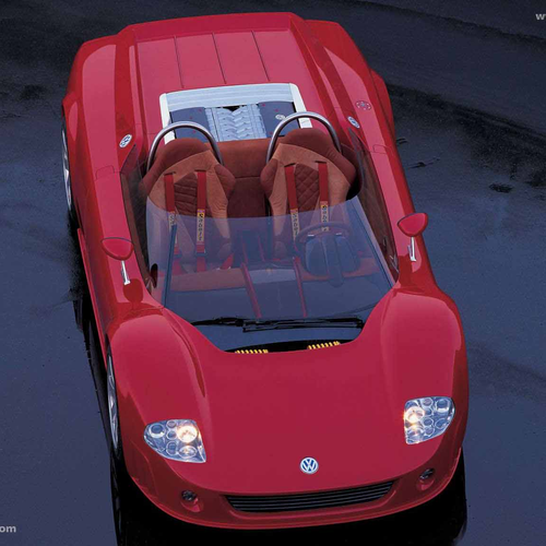 1998 Volkswagen W12 Roadster Concept Top View