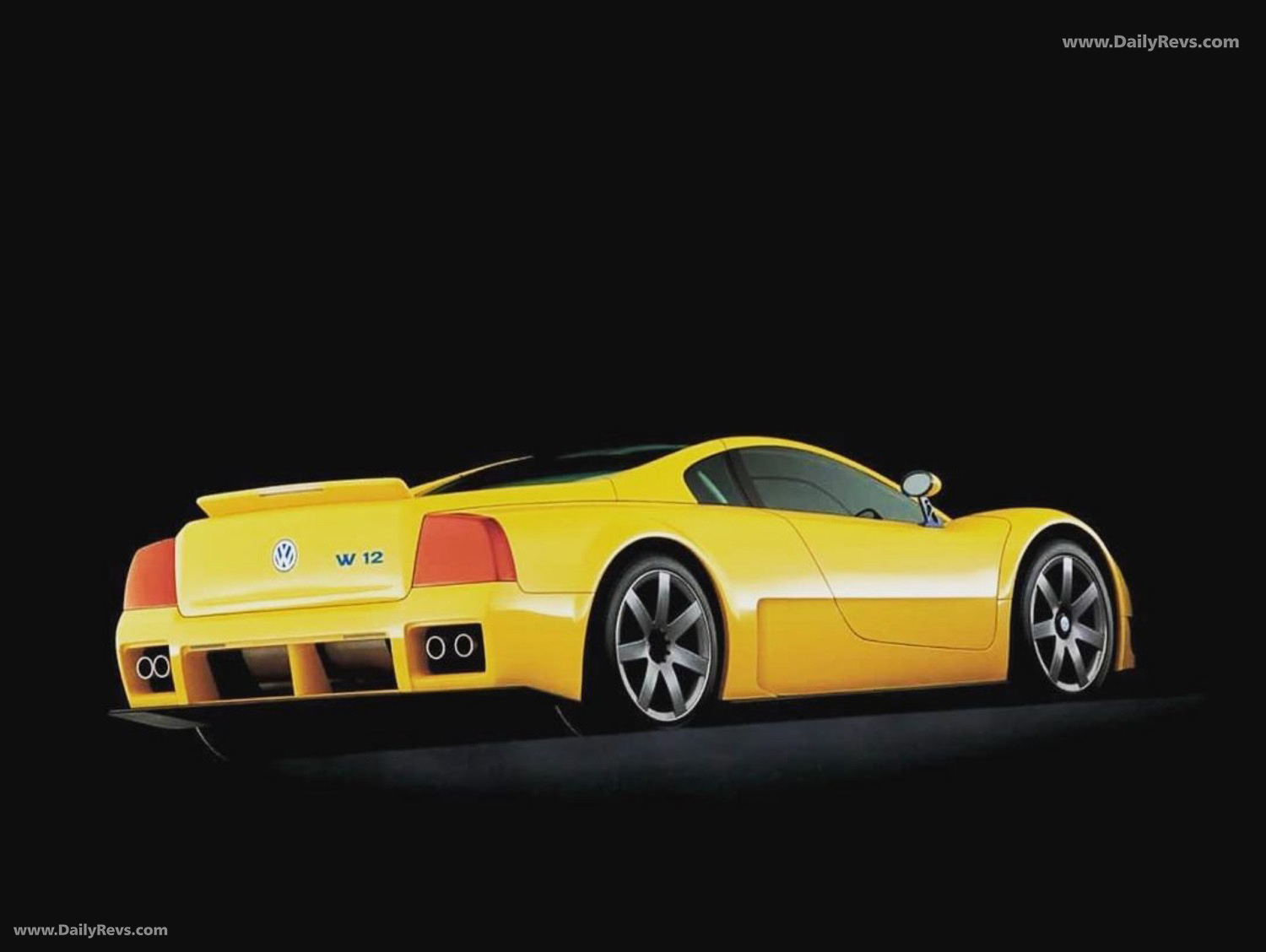 1997 Volkswagen W12 Syncro Concept Rear View