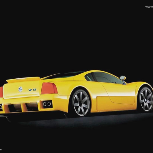 1997 Volkswagen W12 Syncro Concept Rear View