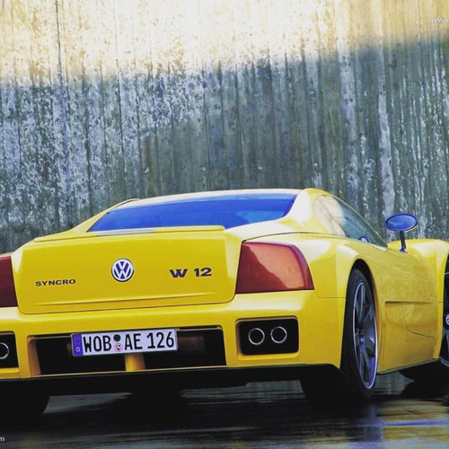 1997 Volkswagen W12 Syncro Concept Rear View