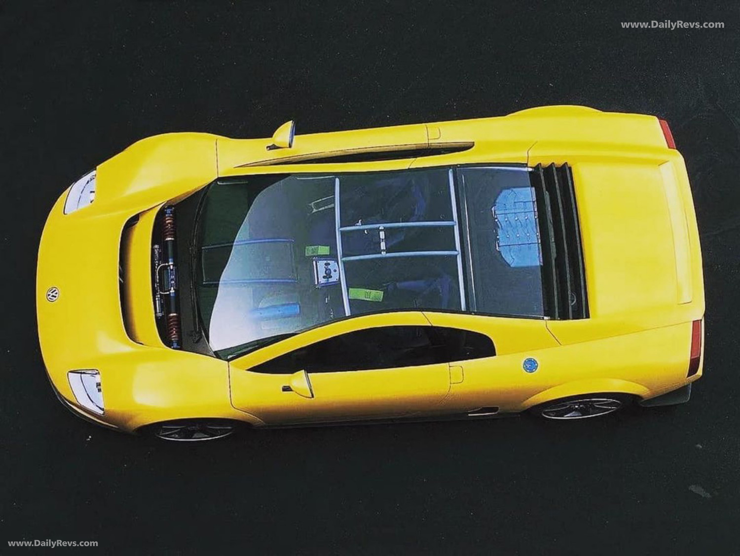 1997 Volkswagen W12 Syncro Concept Top View