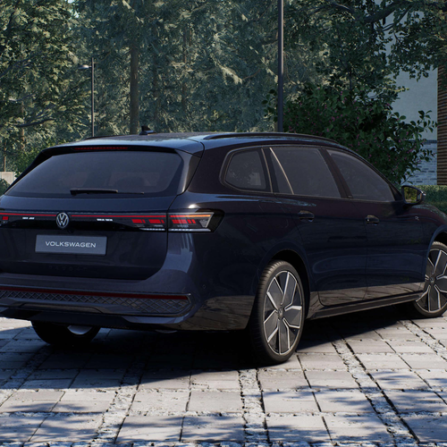 2025 Volkswagen Passat eHybrid Black Edition Rear View