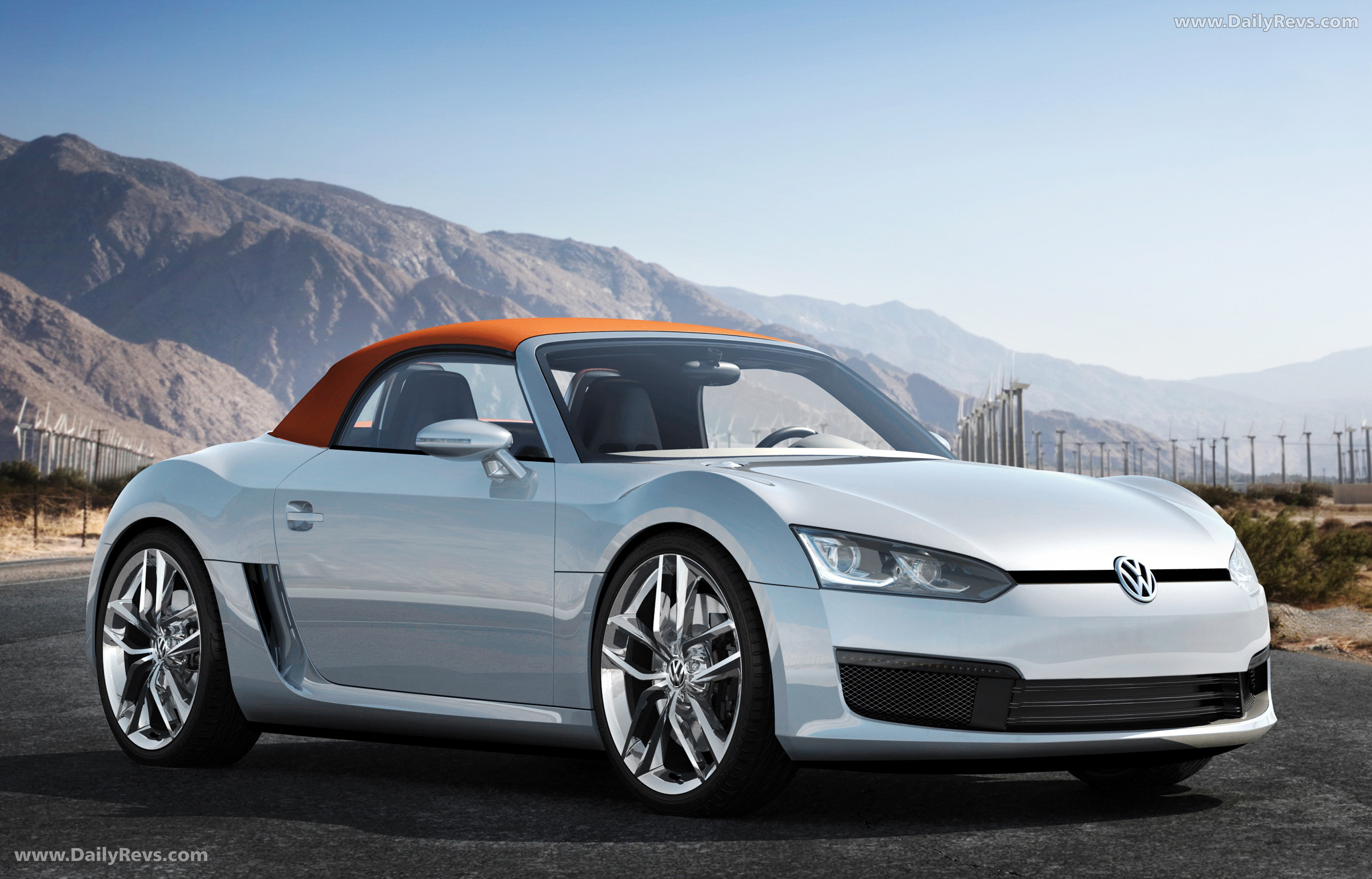 2009 Volkswagen Concept BlueSport Front View