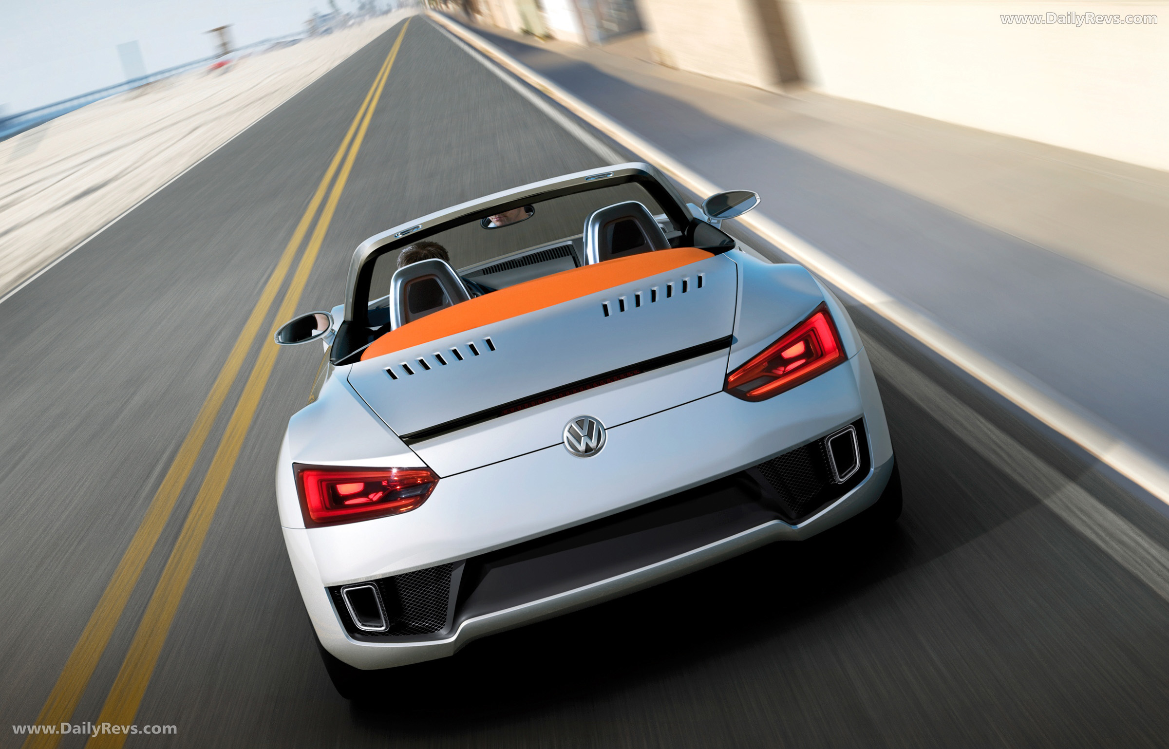 2009 Volkswagen Concept BlueSport Rear View