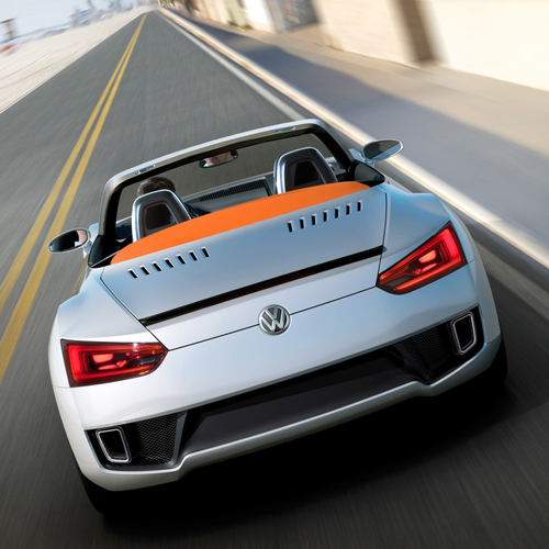 2009 Volkswagen Concept BlueSport Rear View