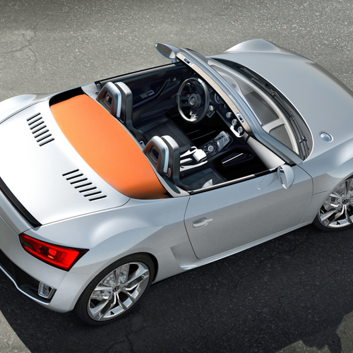 2009 Volkswagen Concept BlueSport Top View
