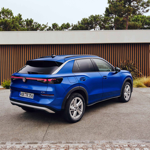 2026 Volkswagen T-Roc eTSI Celestial Blue Rear View