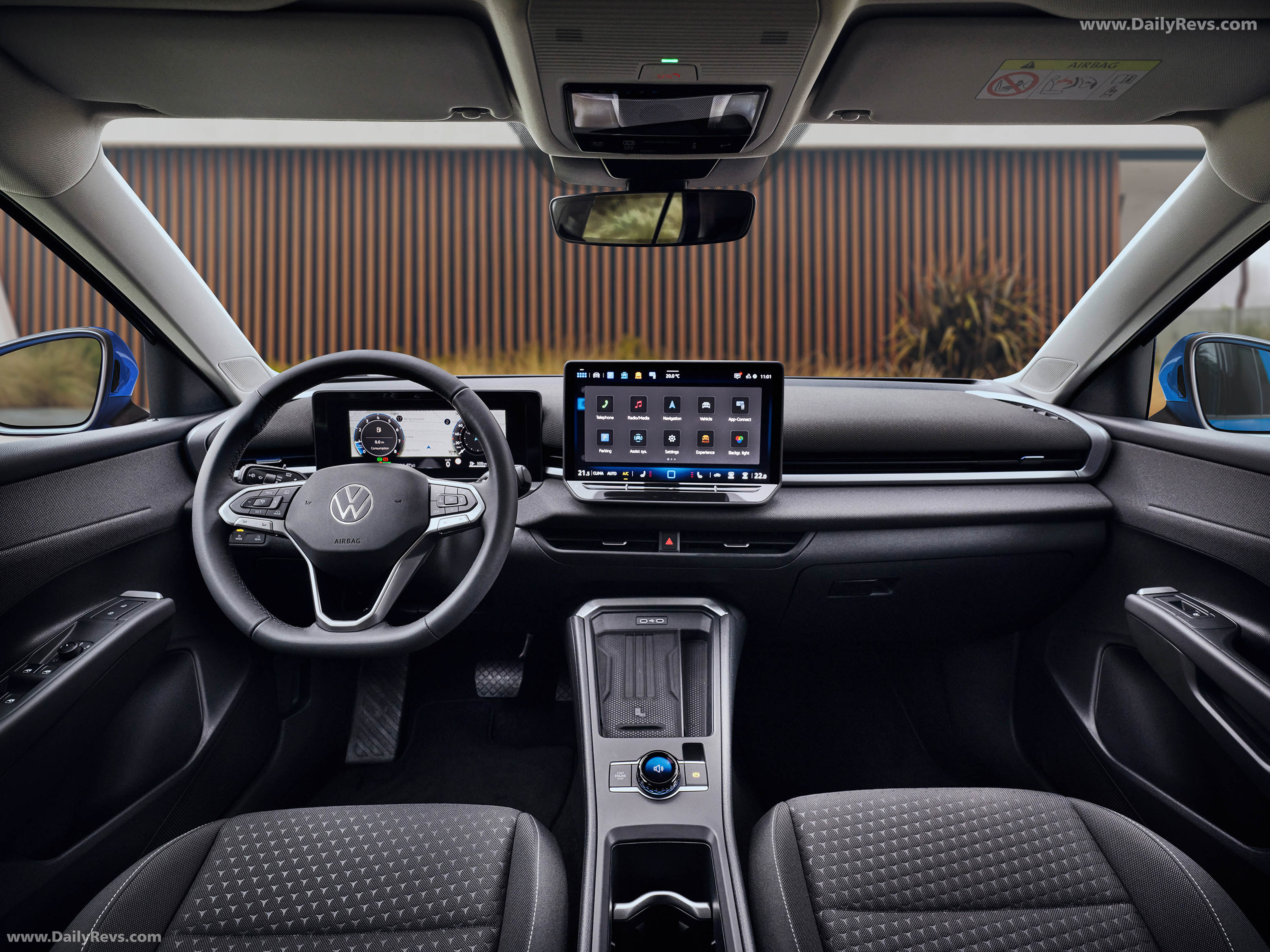2026 Volkswagen T-Roc eTSI Celestial Blue Interior