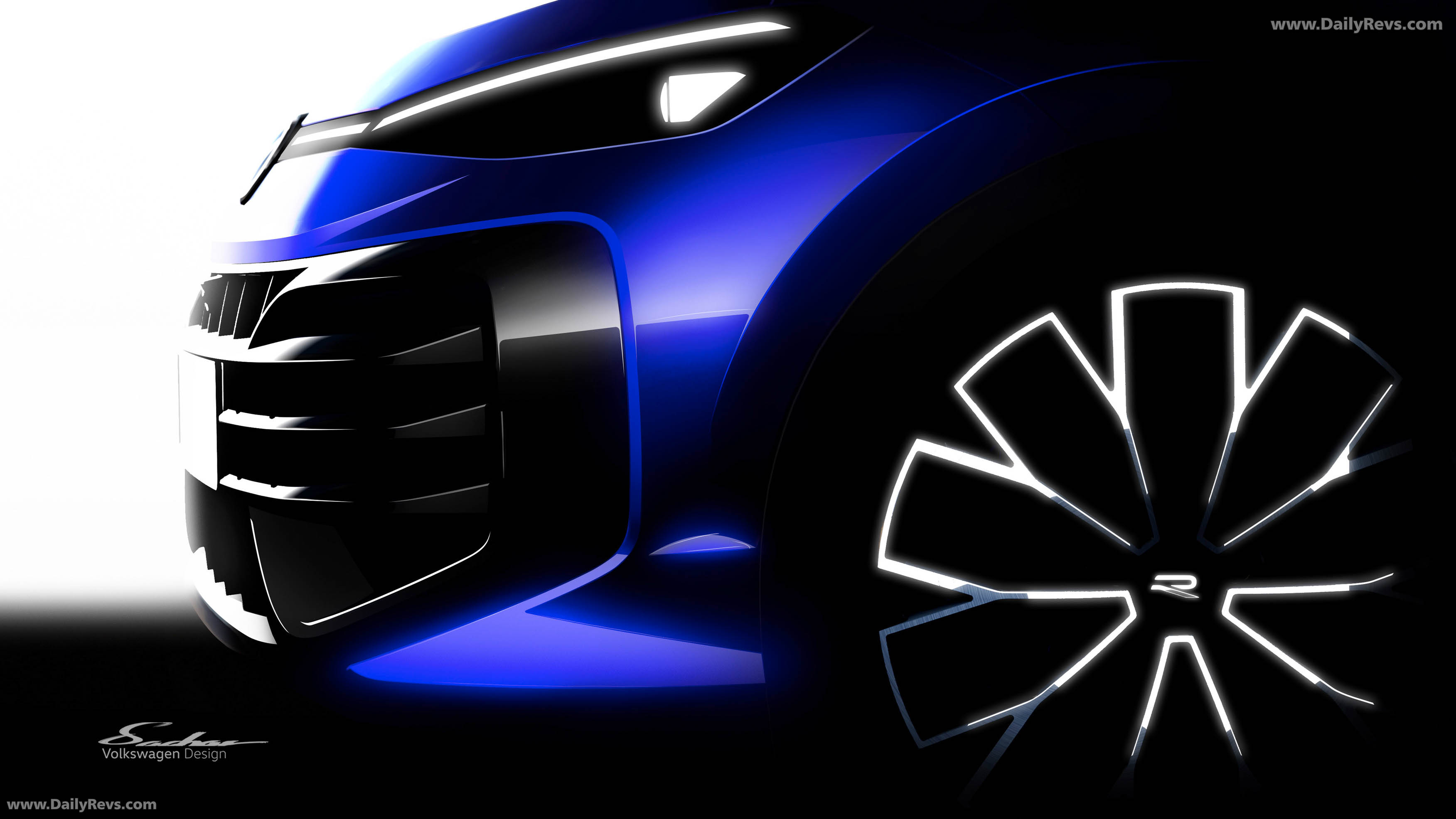 2026 Volkswagen T-Roc eTSI R-Line Sketches