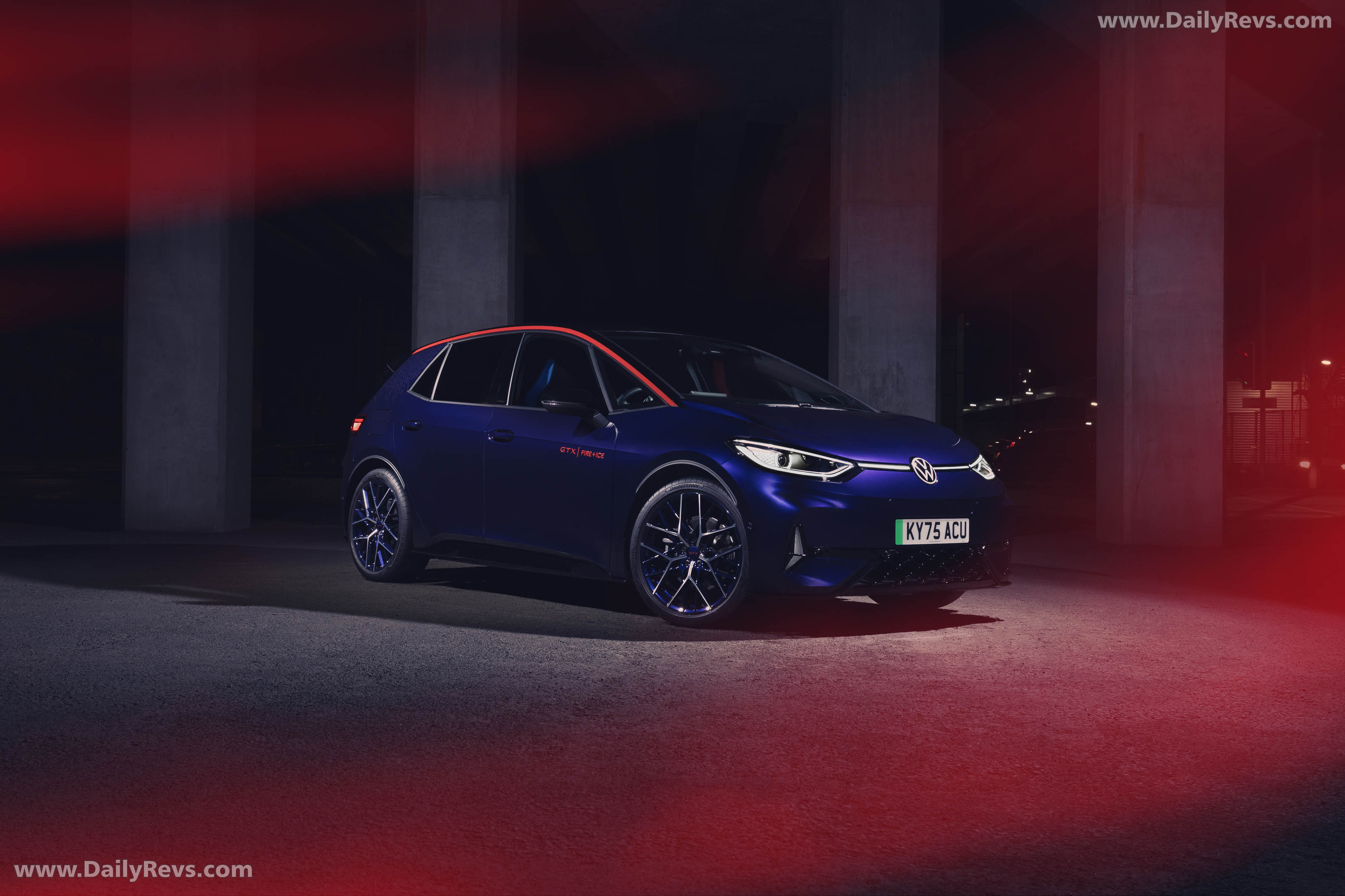 2026 Volkswagen ID.3 GTX Fire Ice UK Version Front View