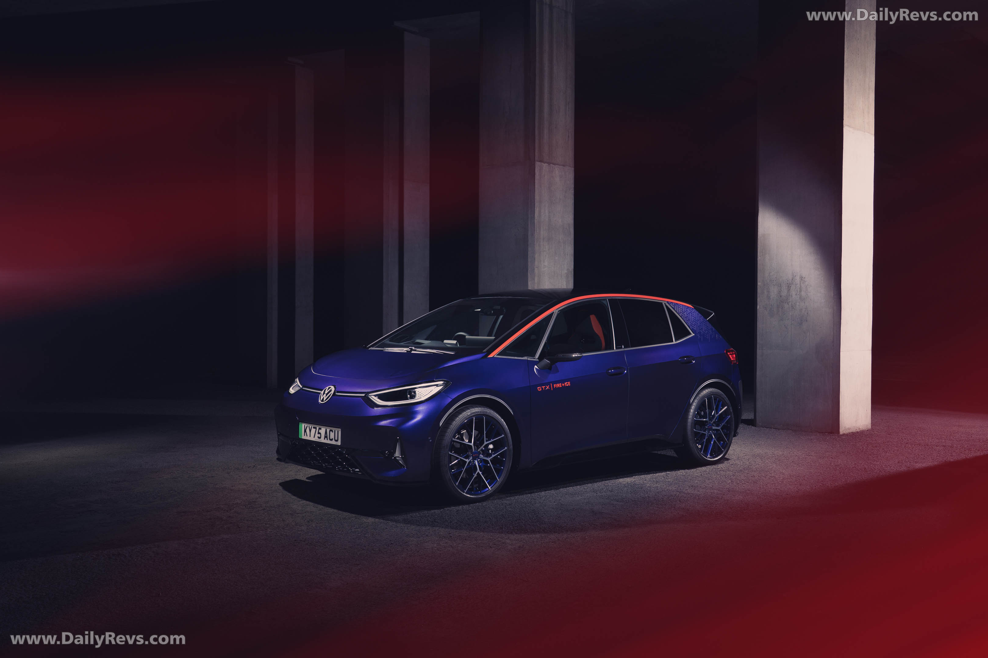 2026 Volkswagen ID.3 GTX Fire Ice UK Version Front View
