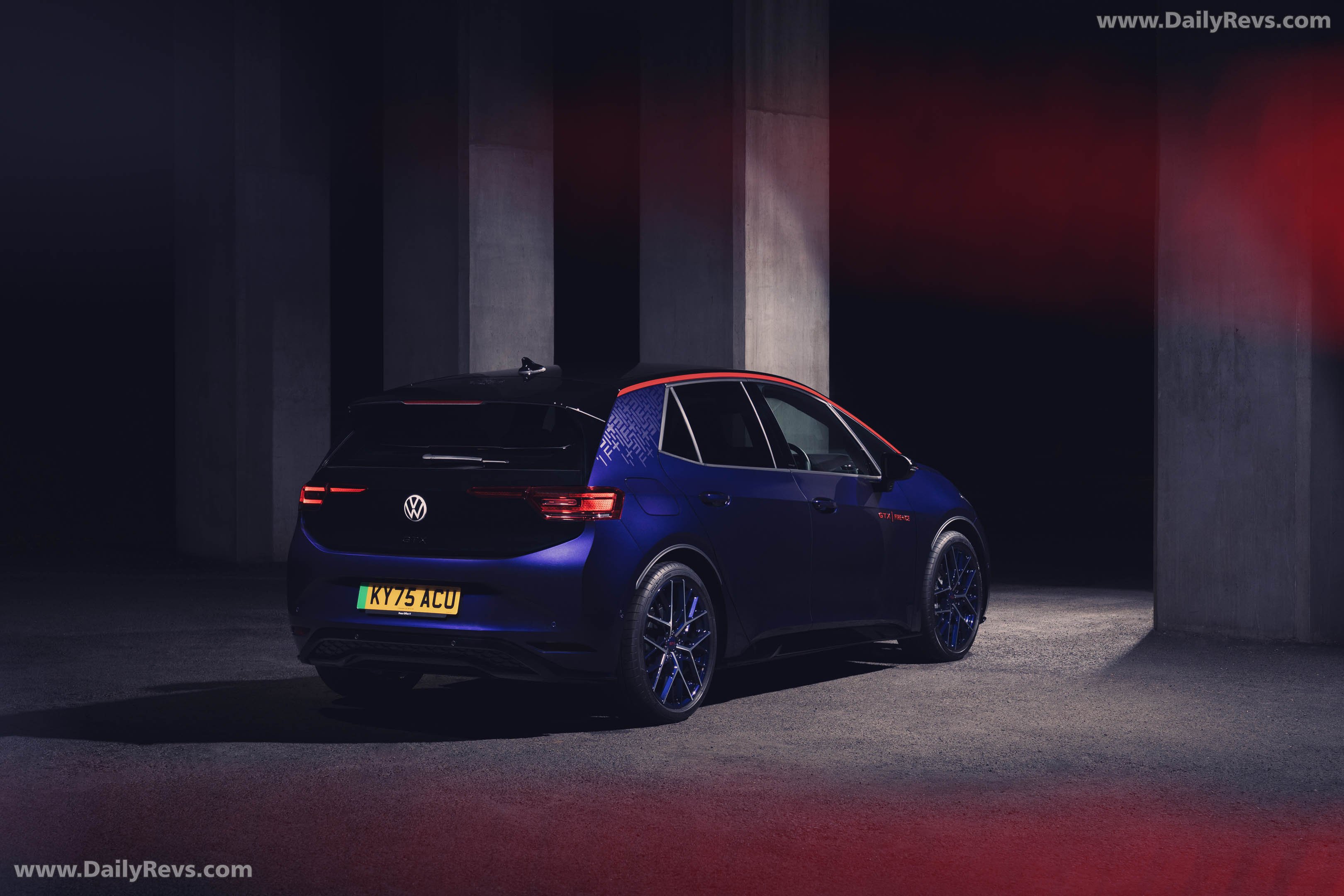 2026 Volkswagen ID.3 GTX Fire Ice UK Version Rear View